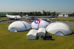 Customized giant outdoor Airtight structure inflatable air dome tent for commercial outdoor auto show exhibition events