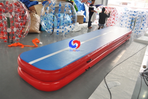 Super bouncy cheerleading skills practise tumbling air mattress inflatable airtrack Air Gymnastics Track for gymnasts 