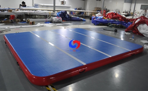 parkour/ school/gym/ playground/stadium used square inflatable gymnastics tumble air track floor tumbling mats for sale