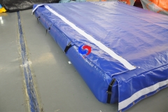 strong high quality materials custom outdoor&indoor sports athletes training inflatable ground safety protection mat 