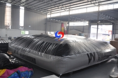 Custom large outdoor safety bike playground skiing Stunt inflatable landing cushion zone foam pit crashmat inflatable airbag