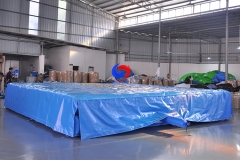 Custom Large portable Foam pit air-pillars inflatable stunt crash mat soft landing AirBag for sports protection