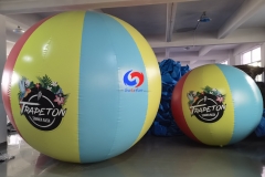 commercial advertising custom made cheap outdoor big 3m 10ft pvc giant inflatable beach ball for sale