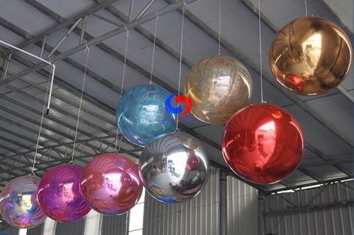Party Decoration Red, Blue, Black, Green, Purple, Pink, Silver, Gold, Pearl, Iridescent, Mix color PVC inflatable mirror ball