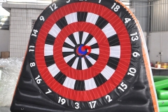 team building inflatable fun games Commercial giant 4 metre velcro soccer darts ball foot inflatable dartboard