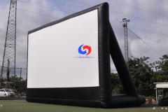Portable outdoor festive events parties cinema screens 40ft large foldable inflatable movie projector screen