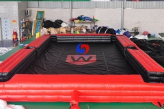 outdoor team play games inflatable human billiards pool table for two players or four players