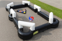 Premium quality PVC two players inflatable soccer-pool table Soccer billiards for teams games