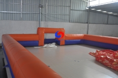 outdoor soccer bumbler balls Air Inflated sports pitch inflatable walls arena football field with inflatable goal