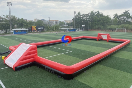 large outdoor sports activities custom portable inflatable soccer field/ Inflatable Football Pitch for sale