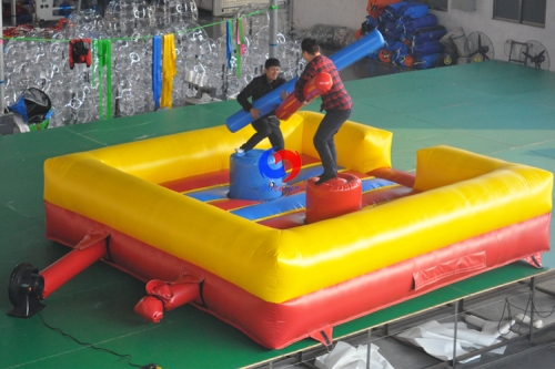 big events parties two players Jousting fighting Arena inflatable gladiator joust games for sale