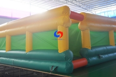 large outdoor portable obstacle course arena laser tag inflatable haunted maze for adult kids