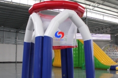 Huge Basketball. Giant inflatable basketball. Indoor or outdoor giant basketball hoop.
