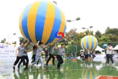 Company Anniversary sports School Group running 4m huge big inflatable air ball balloon for team building games
