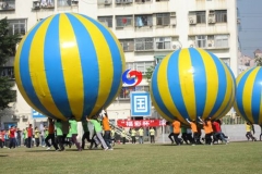 Company Anniversary sports School Group running 4m huge big inflatable air ball balloon for team building games