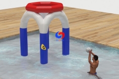 outdoor corporate events team entertainment attraction water&land Giant Inflatable Basketbal Hoop for adults children
