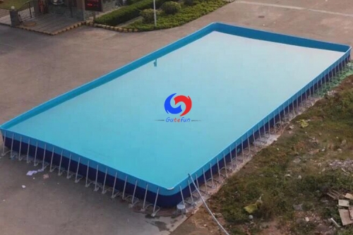 Gutefun factory price large intex bestway steel pro max above ground self supporting swimming pool manufacturer