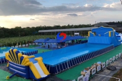 the mobile outdoor splash inflatable floating water park commercial portable above ground water parks for sale