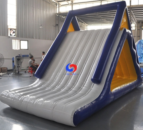 Hot sale commercial large swimming pool ocean lake water park floating inflatable pool slides for inground pools