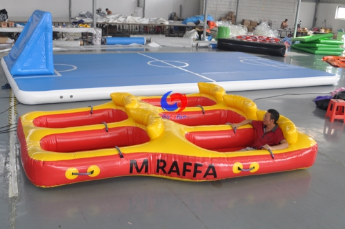 can drag jet ski towing surfing 5 persons Inflatable Towable Water Donut Boat inflatable flying fish banana -boat for sale