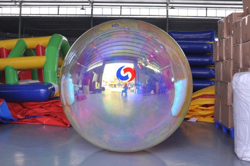 1m, 2m, 2.5m diameters Highly reflective Mirrored surfaces Metallic Inflatable Mirror Spheres balls for event party decor