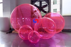 multiple uses Giant Hanging Floating Sphere Balloon Big inflatable Clear PVC Ball for event, celebration decoration