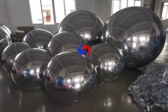 purchase Christmas decor silver mirror balls ornaments complementary element Big shinny balls is best choice