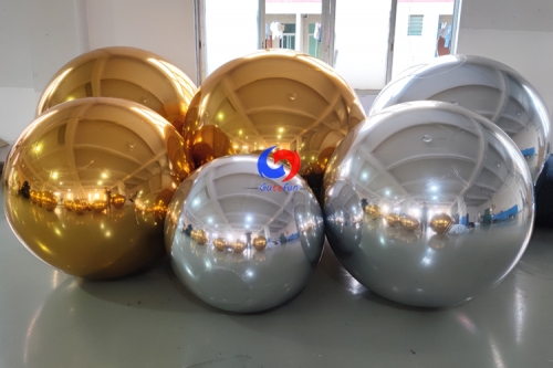 DJ & Lighting Photo Station event stylist decor iridescent/silver/gold/clear chrome bubble big shiny balls & balloons