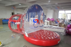 kids favorite Christmas party event balloon decoration Inflatable bubble tent house inflatable snow globe bubble house