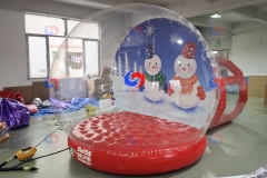 kids favorite Christmas party event balloon decoration Inflatable bubble tent house inflatable snow globe bubble house