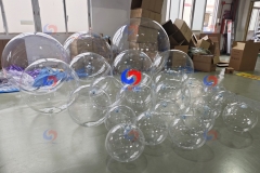 New modern affordable luxury giant clear PVC bubble balls/big shiny spheres/for event balloons backdrop decorator artist