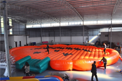 20m L *15m W pumpkin inflatable jump pad to United States