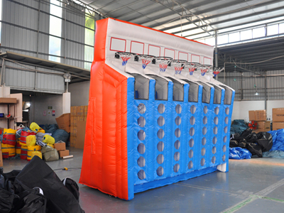 Shoot 4 basketball inflatable games shipping to Untied States
