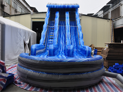 Big wave inflatable water slide.to United States