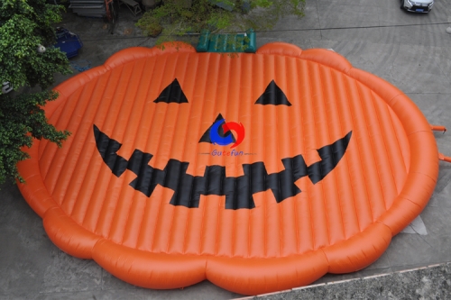 Giant pumpkin bounce pad